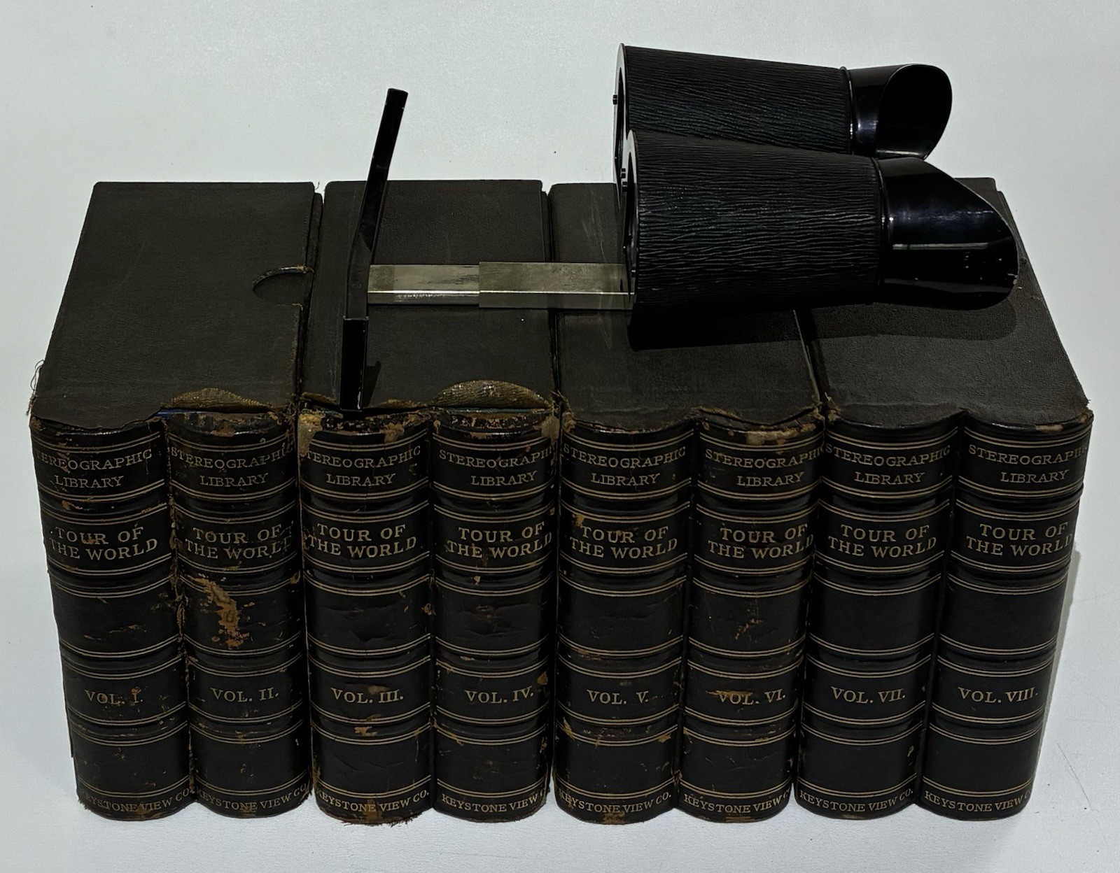 Keystone View Co. Stereographic Library Tour of the World Vol. 1-8 Complete