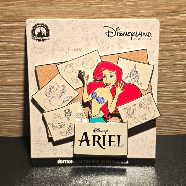Disneyland Paris DLP The Little Mermaid Ariel Mood Board Sketch Pin LE New