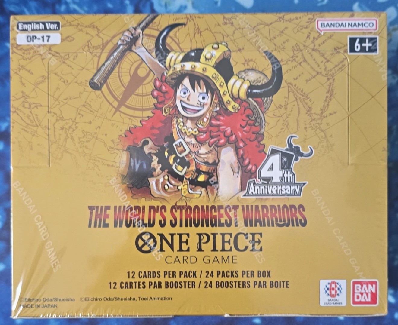 Bandai Namco One Piece OP-17 World's Strongest Warriors Booster Box English