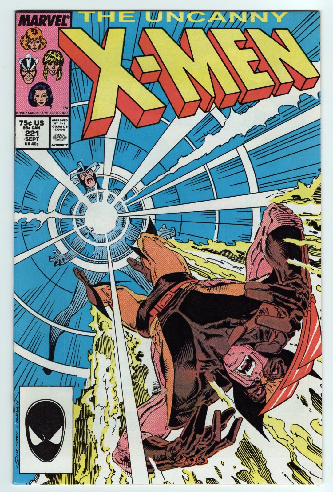 Uncanny X-Men #221 NM Raw High Grade Key Issue 1st Appearance Mr. Sinister MCU