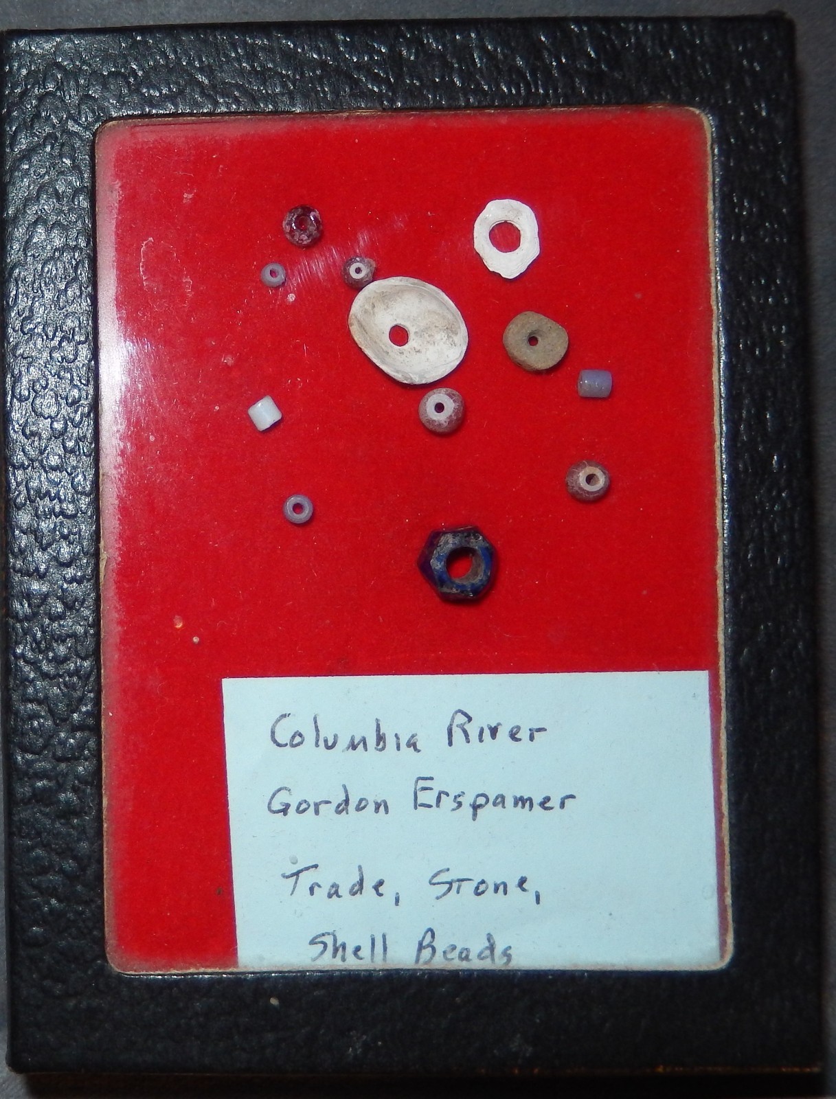 A NICE GROUP OF BEADS THAT WERE FOUND ON THE COLMBIA RIVER FOR YOUR COLL    N204