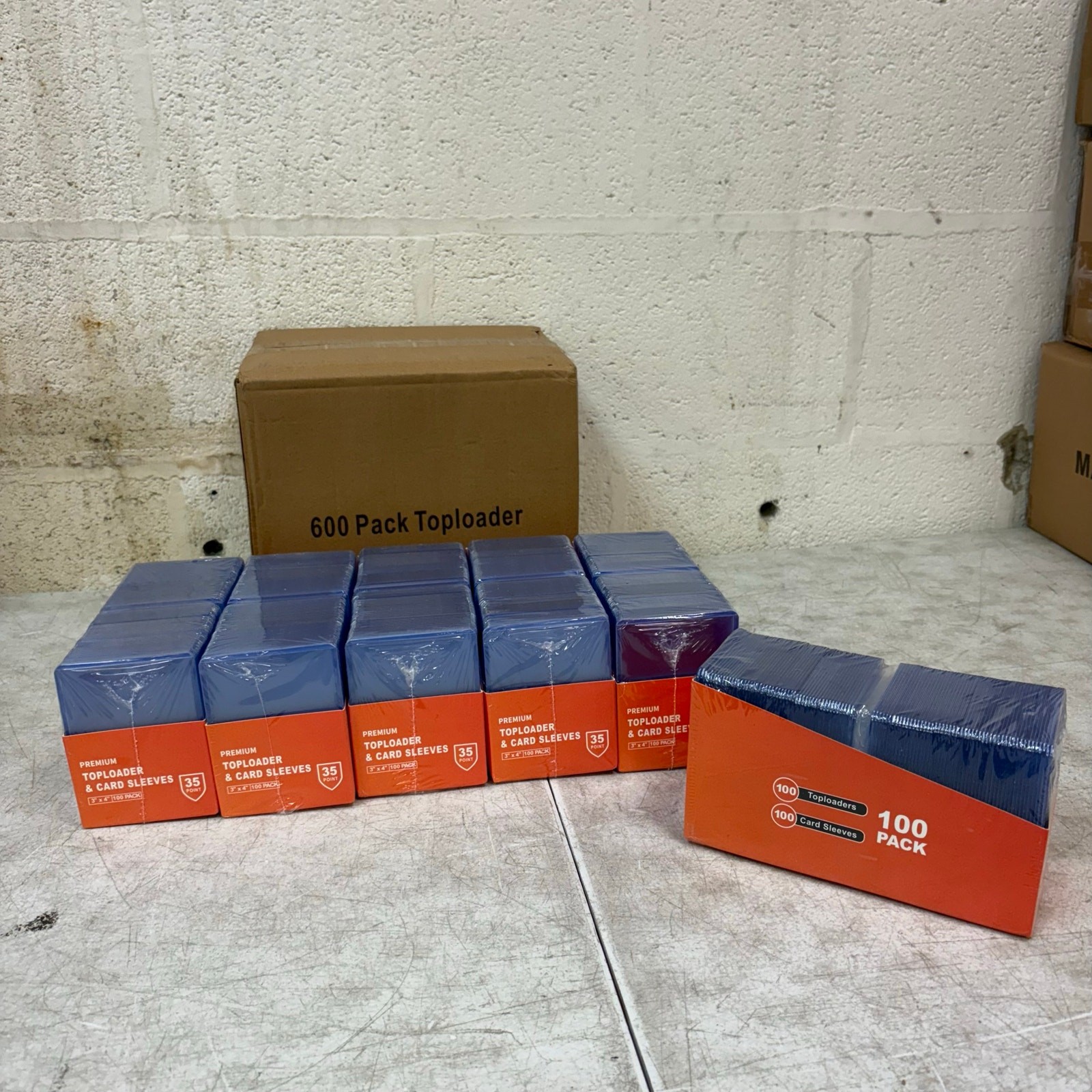 600 Card Sleeves & 600 Top Loaders for Cards, 3