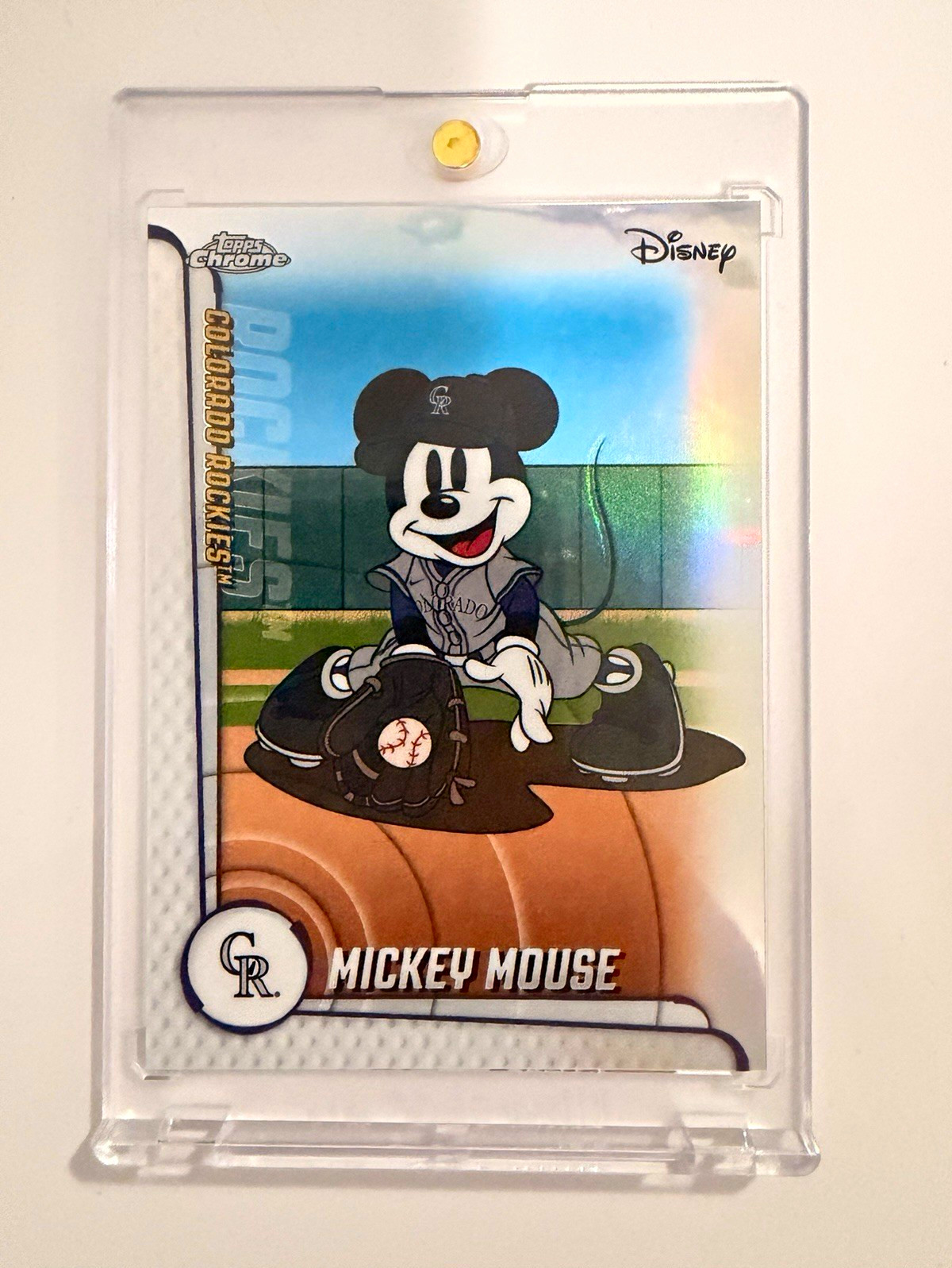 2025 Topps Chrome Disney Mickey Mouse Colorado Rockies MLBA-5