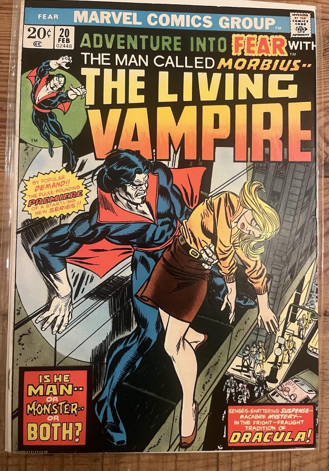 Adventure Into Fear #20 The Man Called Morbius The Living Vampire Marvel 1974