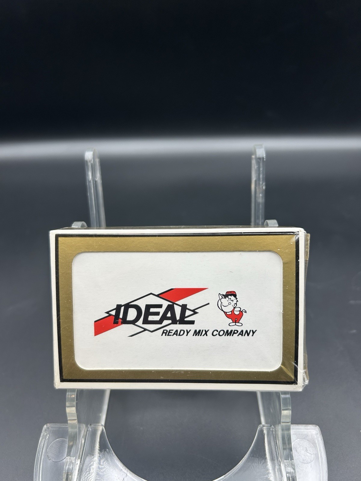 Vintage Gemaco Bridge Deck Playing Cards Sealed “ Ideal Ready Mix Company”