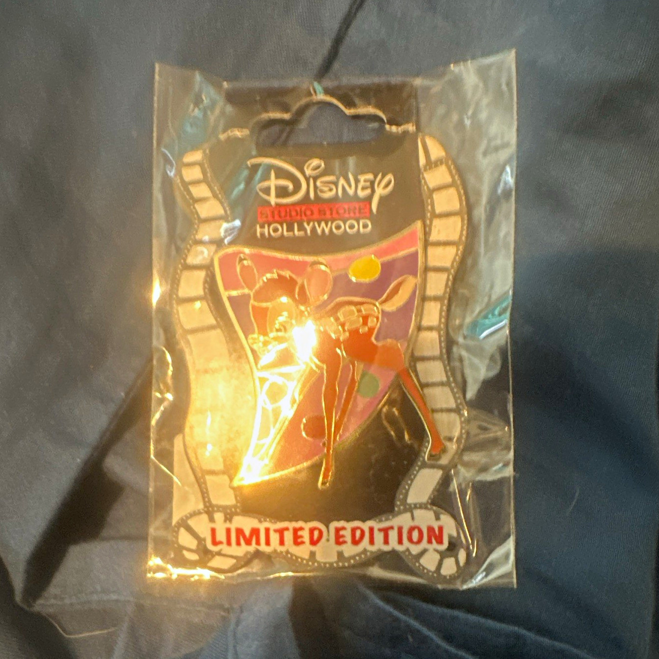 Disney Limited Edition Bambi Pin - Disney Studio Store Hollywood 2003 Single