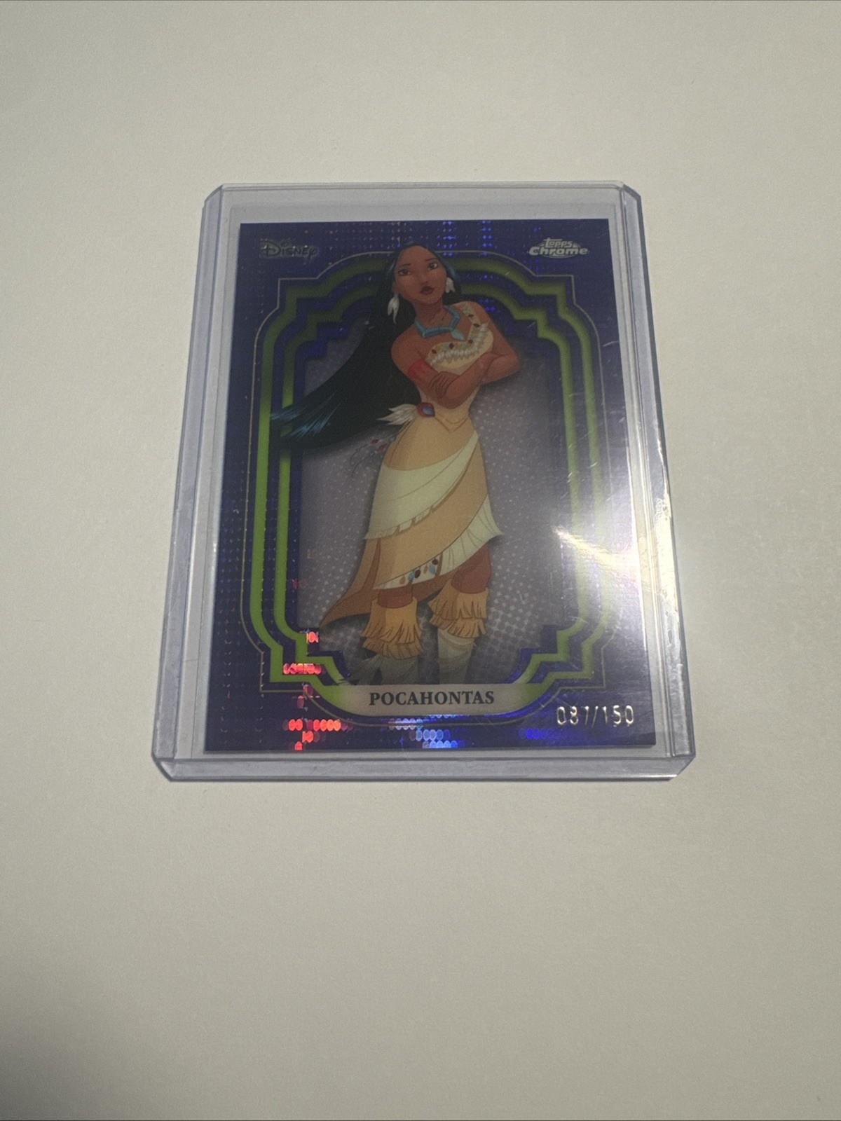 2024 Topps Chrome Disney Pocahontas Refractor Purple 087/150 #61