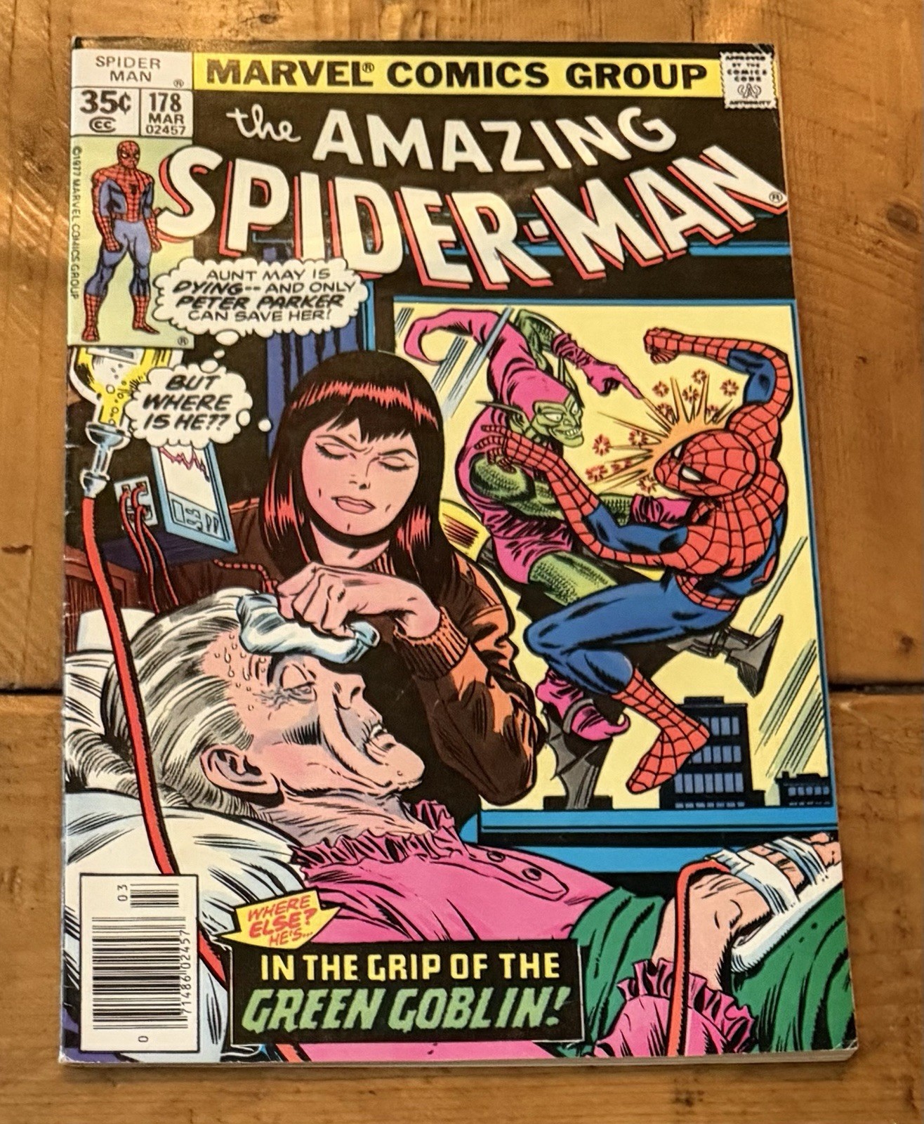 Amazing Spider-Man #178 Green Goblin Appearance Newsstand VF 1978 Marvel Comics