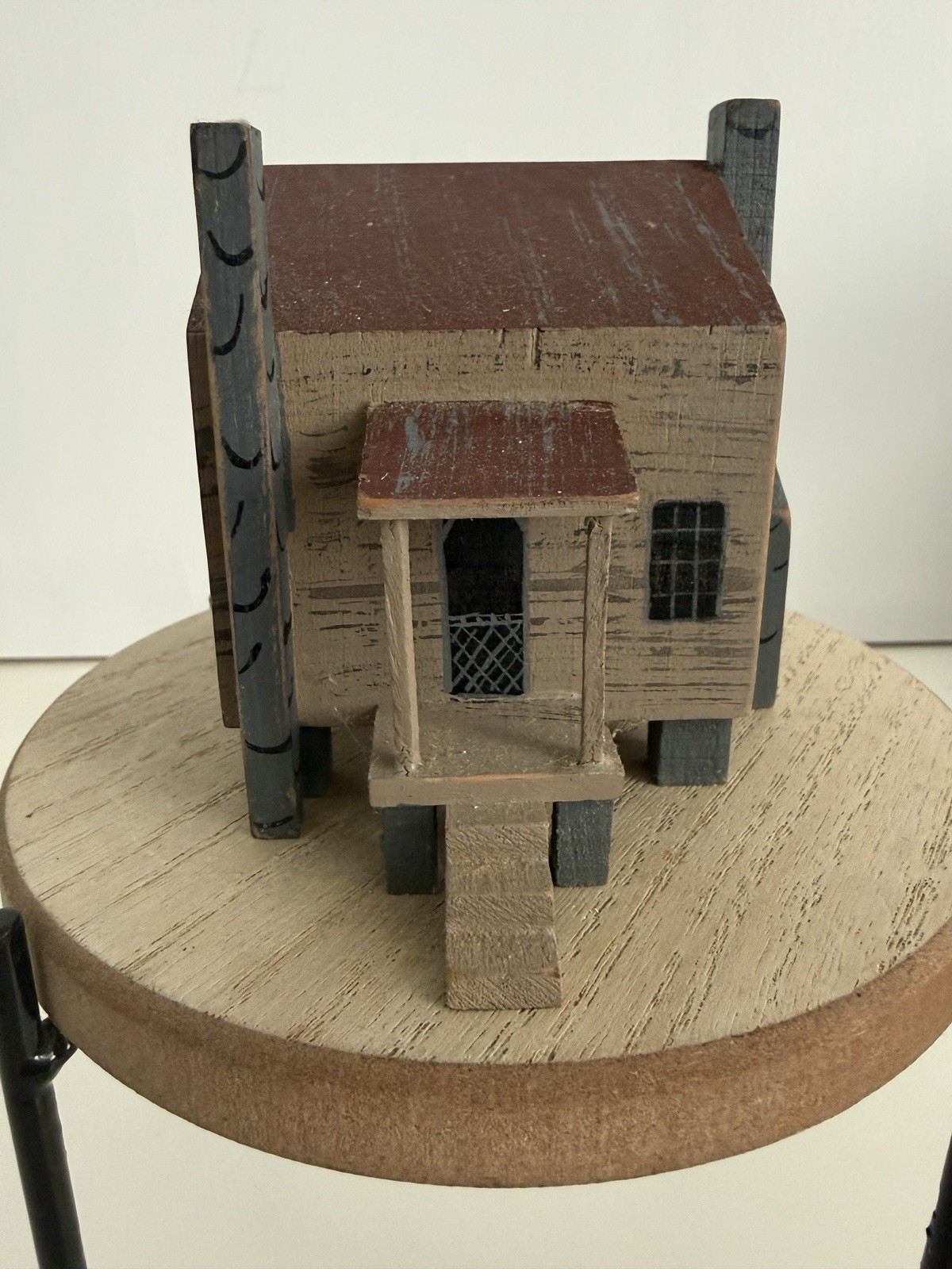 Vintage Rustic Folk Wooden House Home Country Crafts by C. Henson