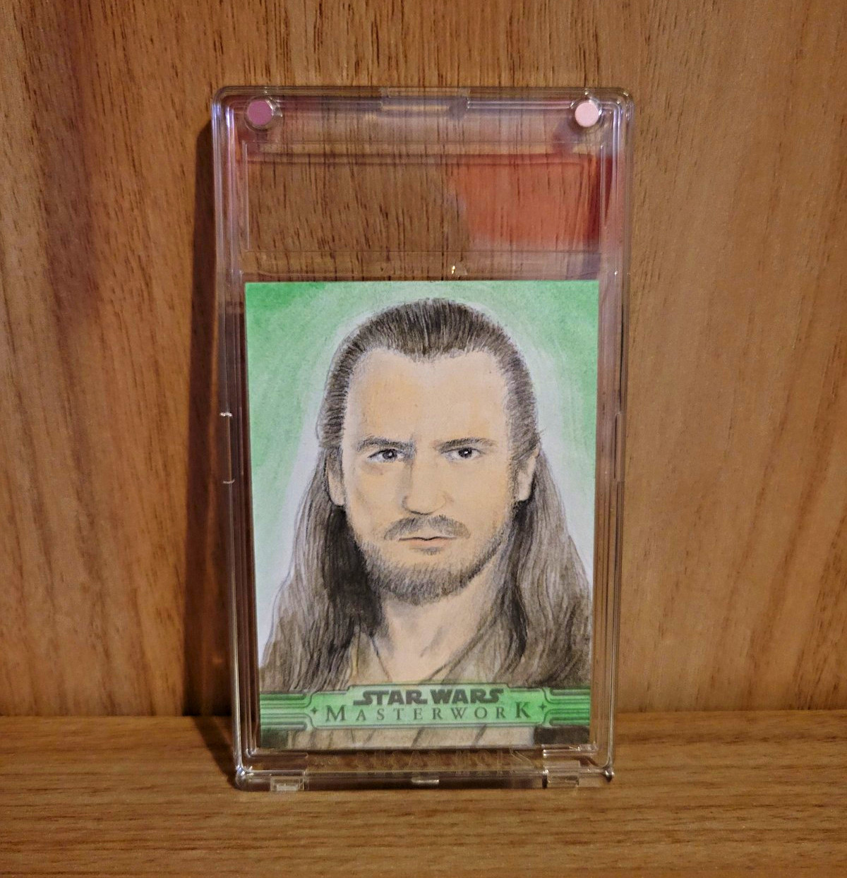 2026 Topps Star Wars Masterwork Qui-Gon Jinn Sketch By Anthony Richichi