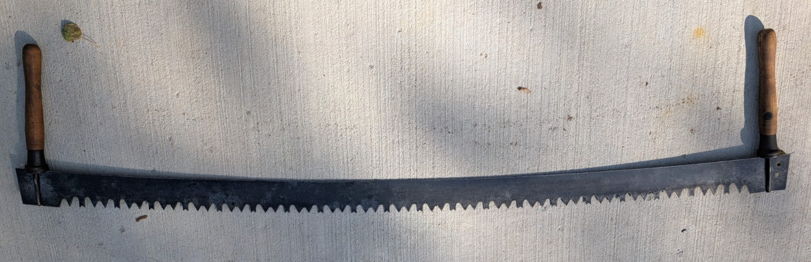 WI Barn Antique Primitive 2 Two Man Crosscut Saw 66 1/4\