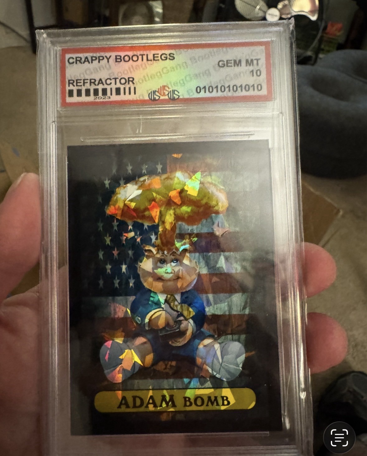 ADAM BOMB’s X 3 Foil Reflective By Billy bootlegs In Mock Sealed Cases🔥😍