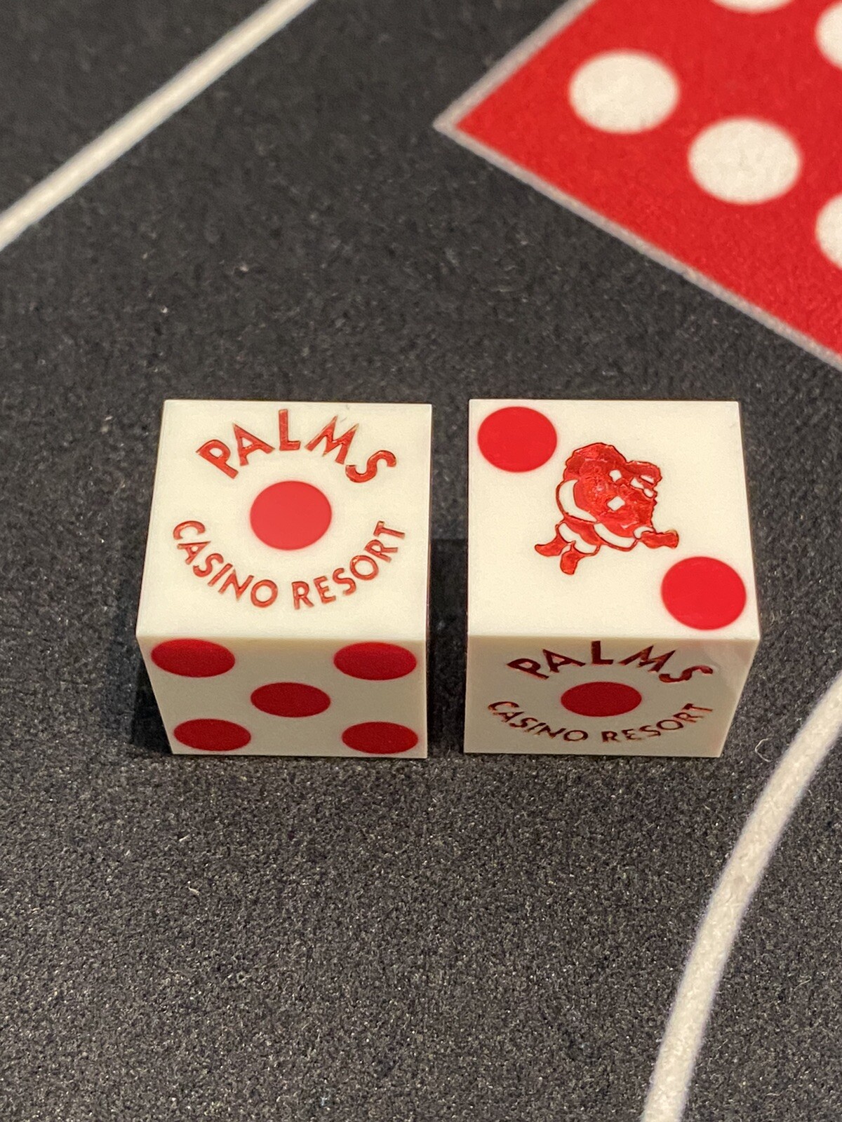 Palms 2008 Christmas Holiday Special edition LAS  VEGAS NEVADA CASINO DICE Rare