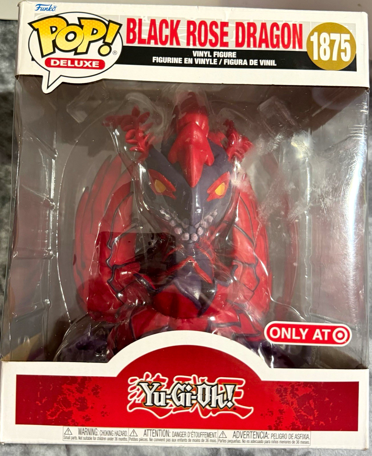 Funko Pop Deluxe Yu-Gi-Oh Black Rose Dragon Vinyl Figure #1875 Only @ Target 