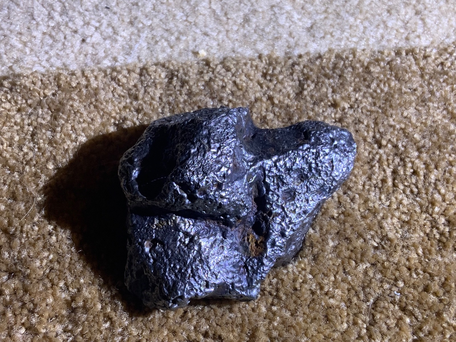 Meteorite, iron, Campo Del Cielo, Argentina, large size at 726g