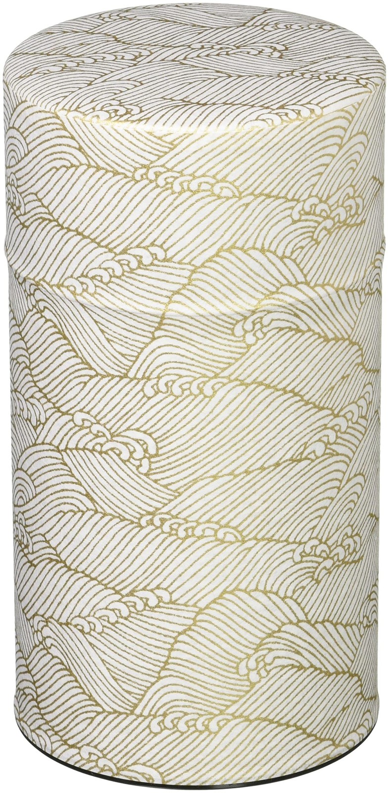 Yamako Pokkan a Japanese Tea Tin Canister, Air Tight, Double Lid, 200g Tea Ca...