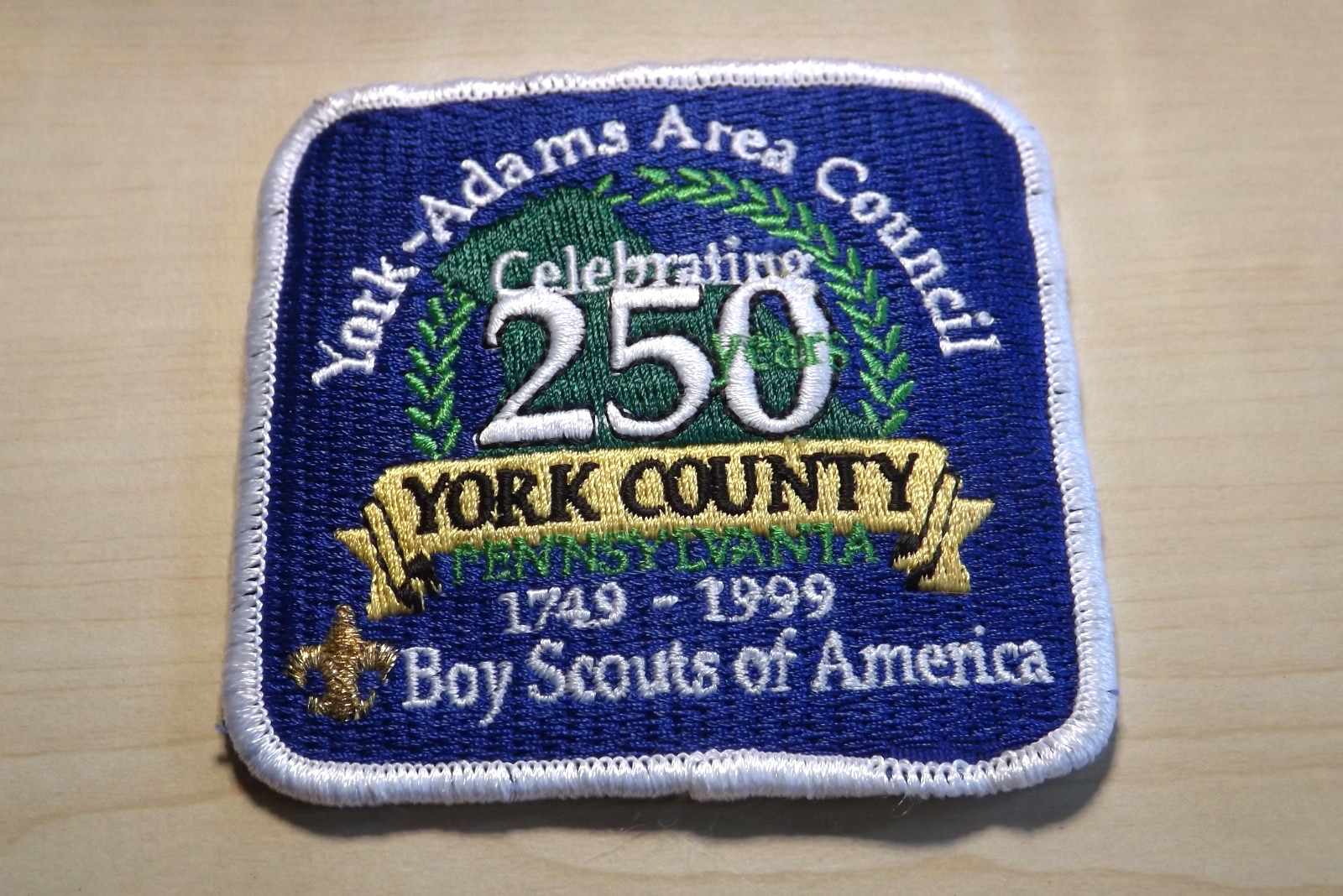 BSA York Adams Area Council Celebrating 250 Years York County PA 1999 Patch