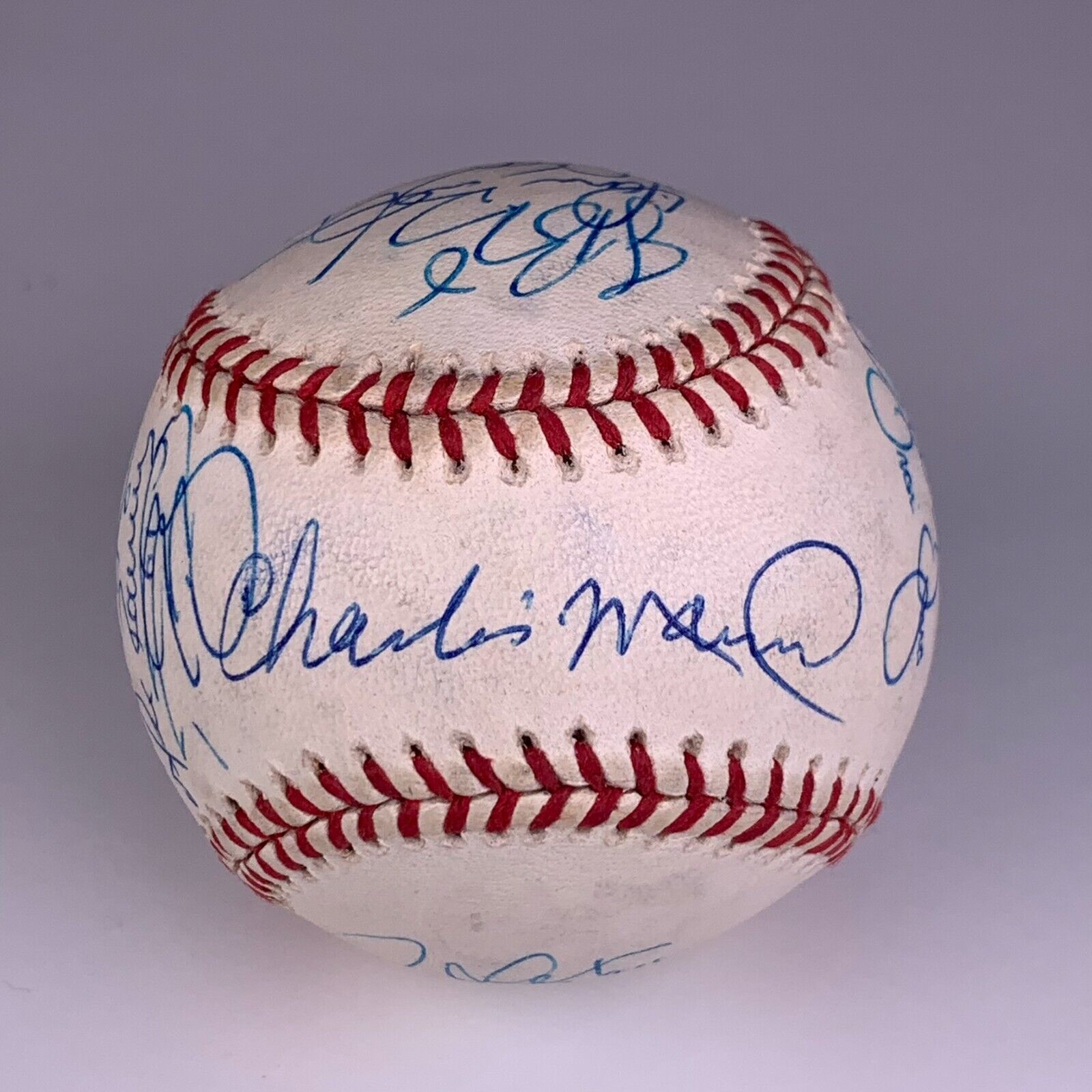 2000-2002 Cleveland Indians Team Autographed Signed Baseball AMCo LOA 22526