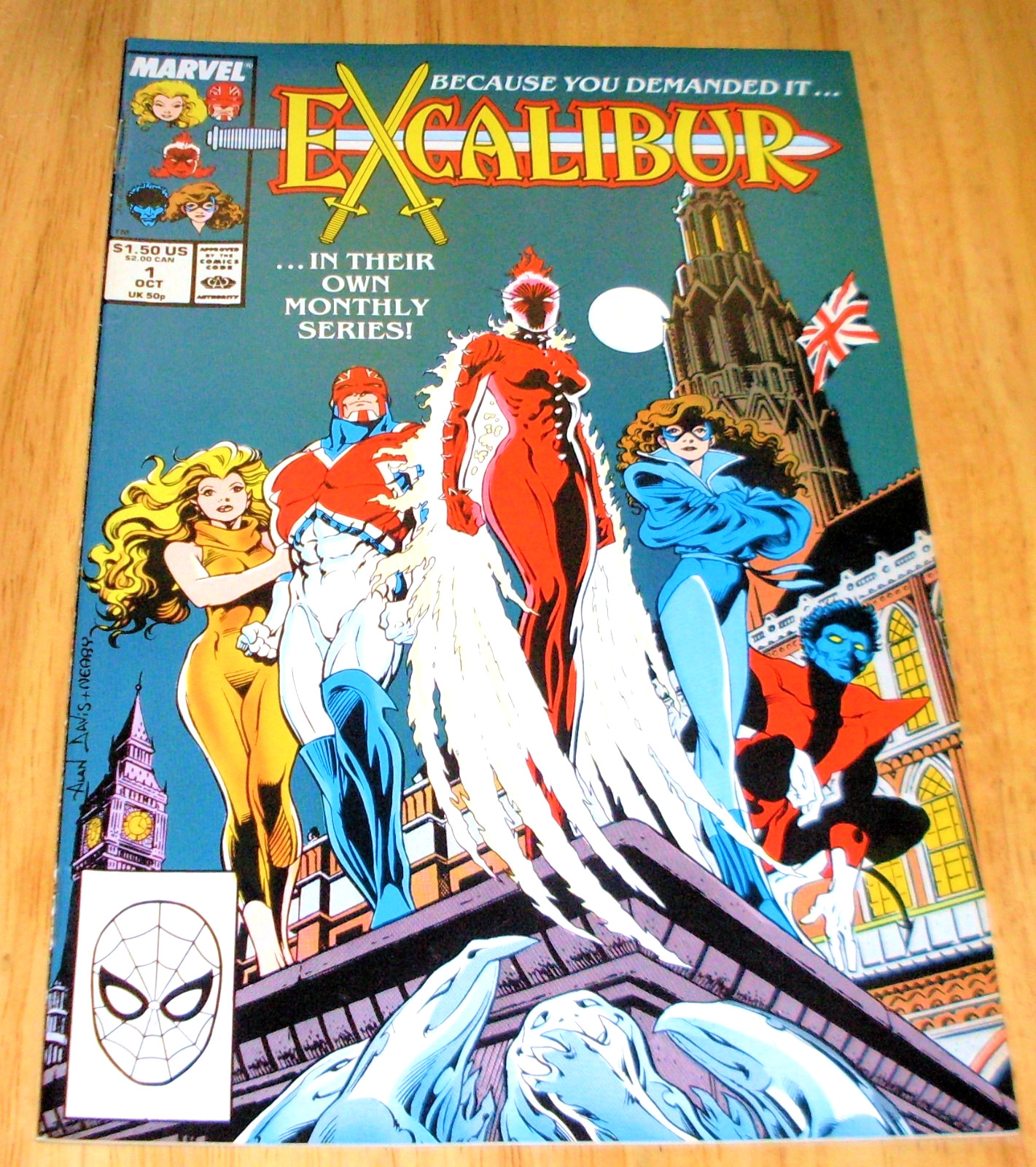 Excalibur 1 (7.5) 1st Print 1988 Marvel Comics - Flat Rate Shipping