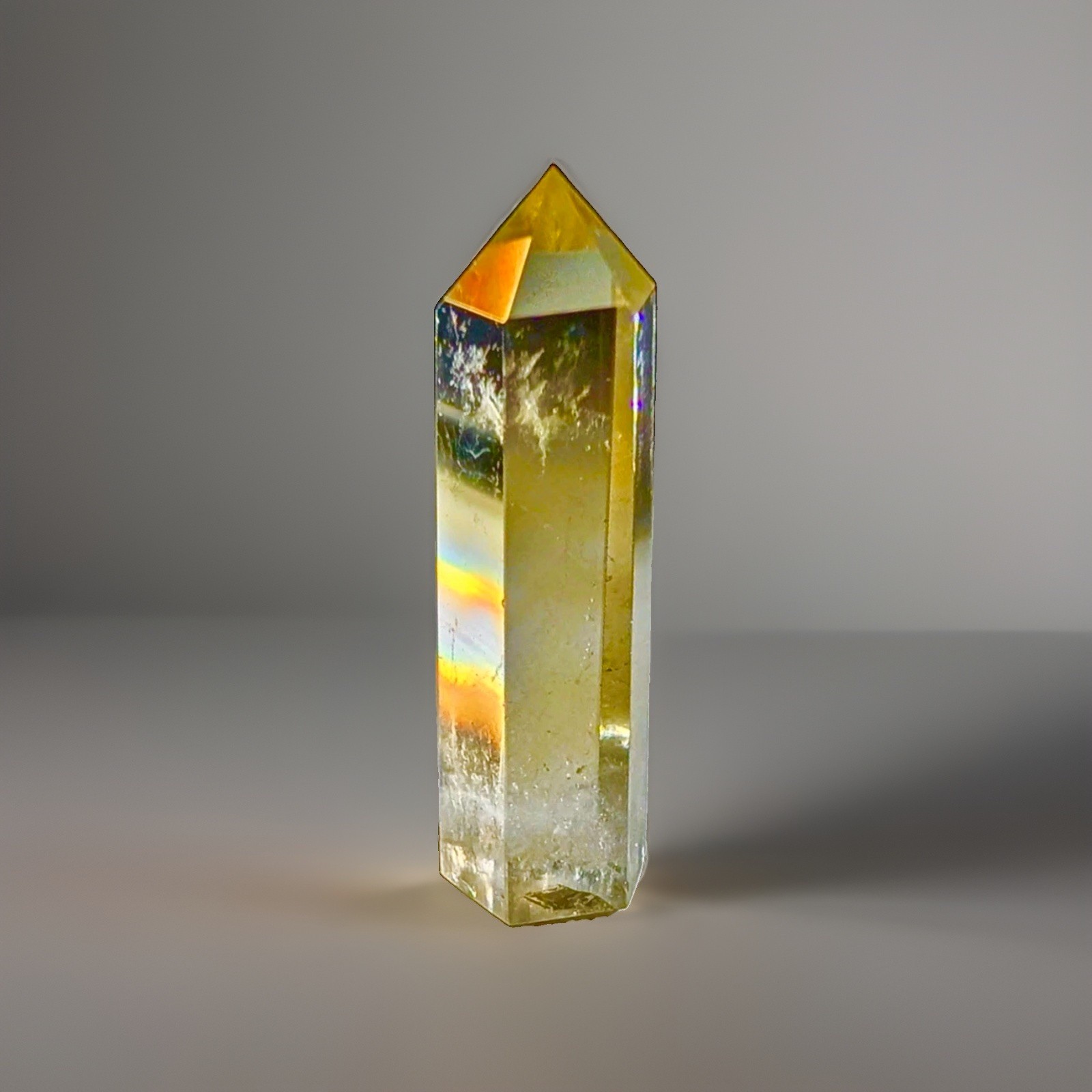 Beautiful Raw Citrine Crystal Obelisk Point Natural Specimen Wealth Healing