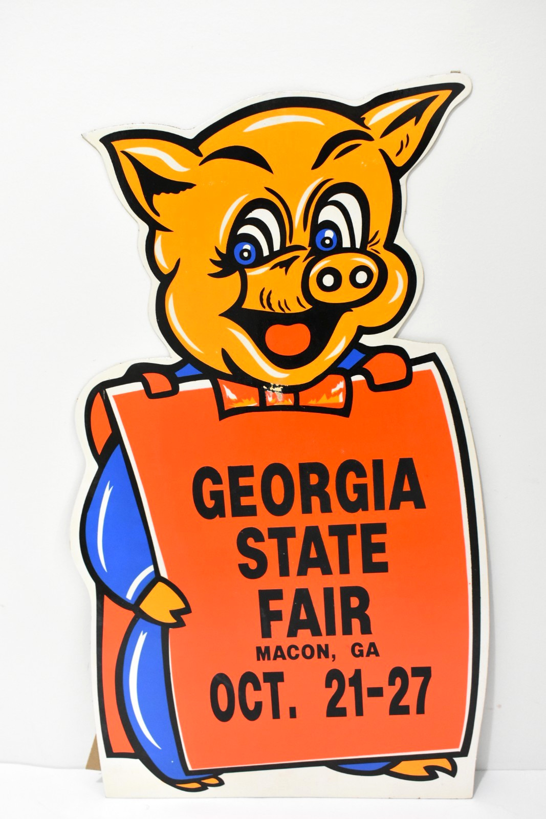 Rare Vintage Georgia State Fair Macon Ga Poster Advertisement 12