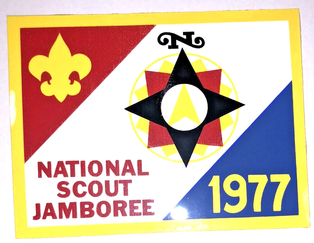 1977 Official Decal National Boy Scout Jamboree Mint