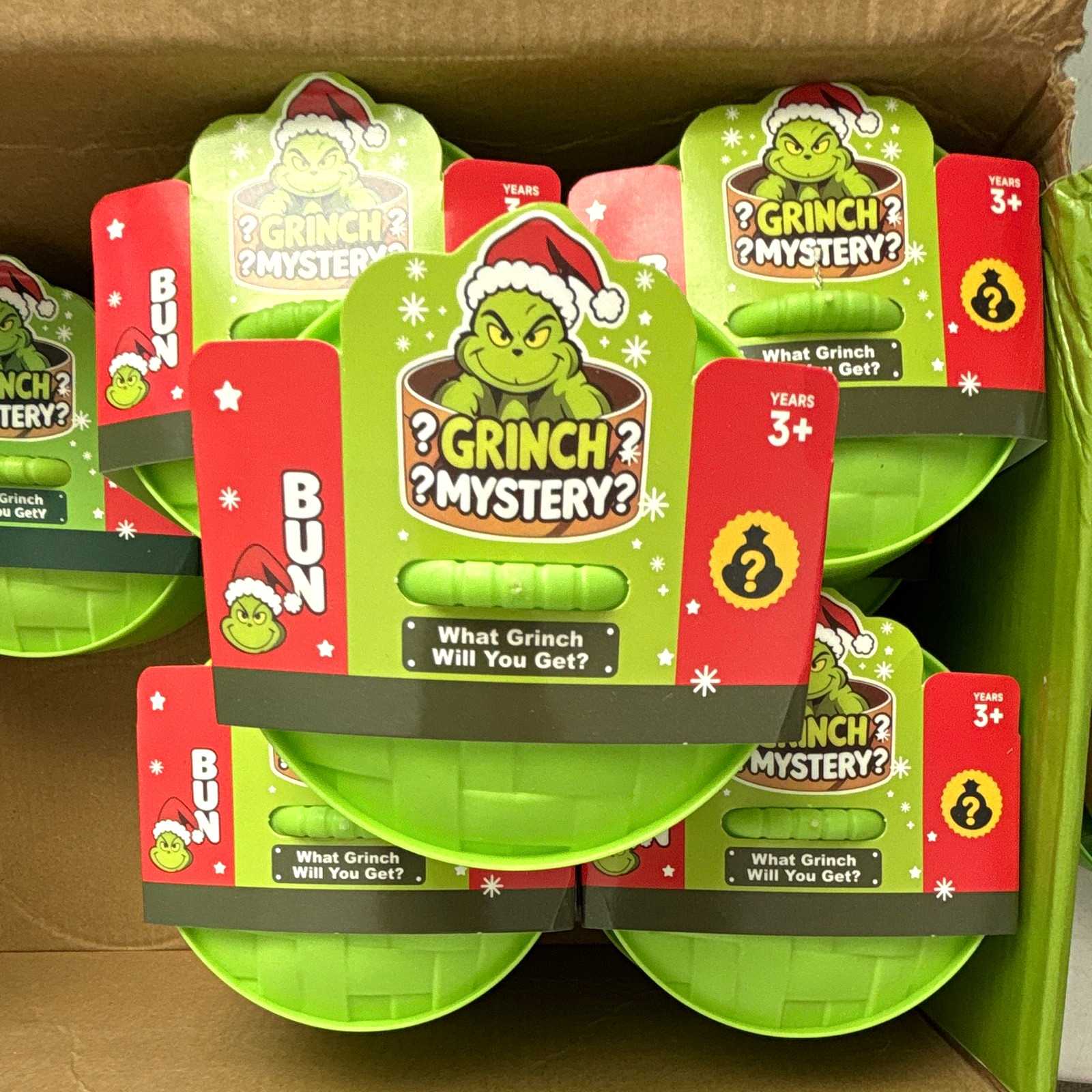 The Grinch Mystery Christmas Dumpling Squishy Stress Relief Fidget Squeeze Toy