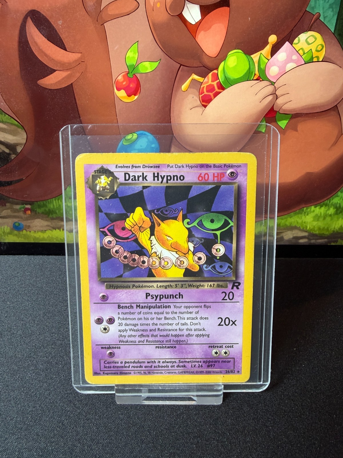 Dark Hypno - 26/82 - Team Rocket Unlimited - Pokemon HP TCG Card Rare