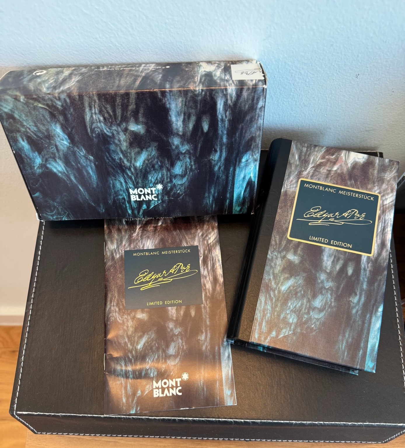 Montblanc Edgar Allan Poe BOX ONLY Presentation Case Carton Booklet NO PEN