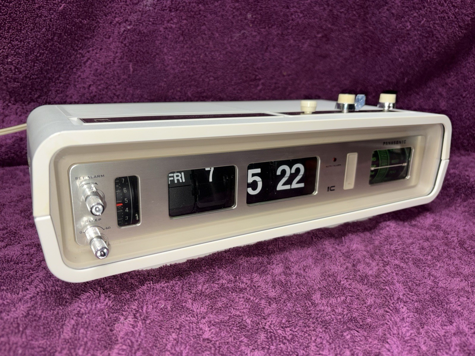 Panasonic Flip Clock RC 6551 Dator Vintage REALLY NICE CONDITION