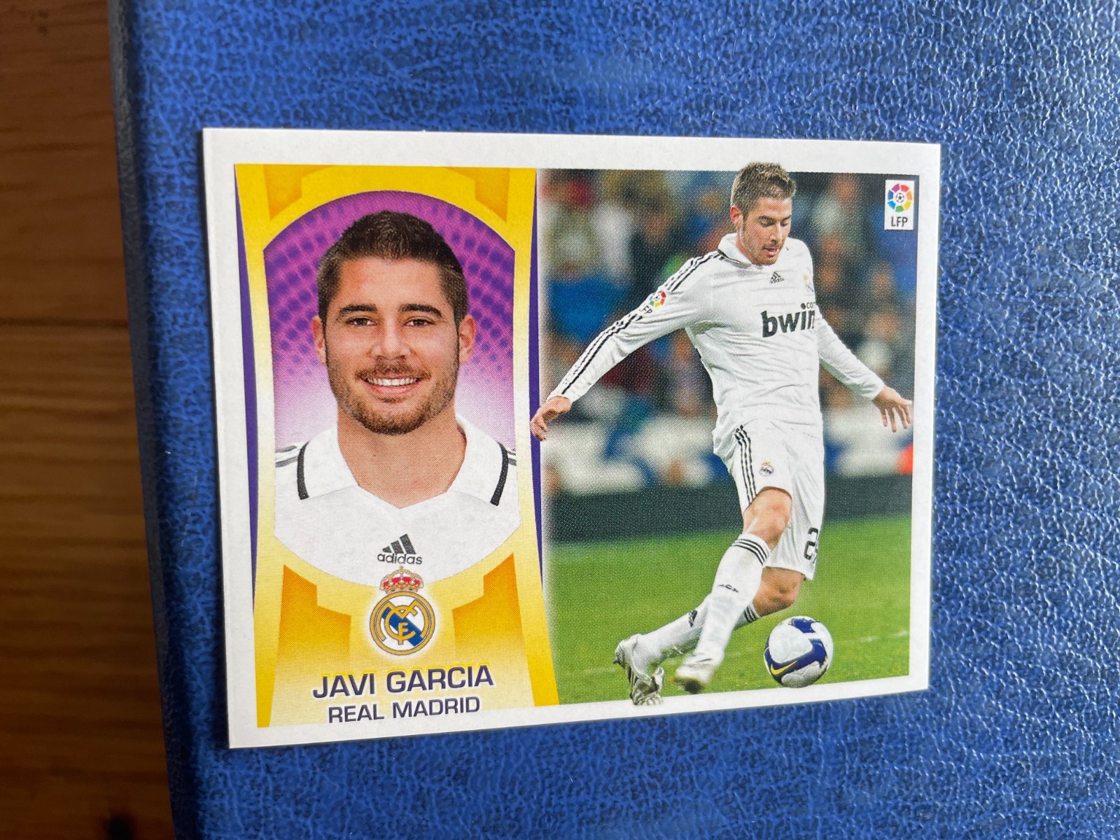 PANINI ESTE LIGA 2009/10 REAL MADRID JAVI GARCIA 10B VELINA ORIGINAL NEW PANINI ESTE LIGA 2009/10 REAL MADRID JAVI GARCIA 10B VELINA ORIGINAL NEW