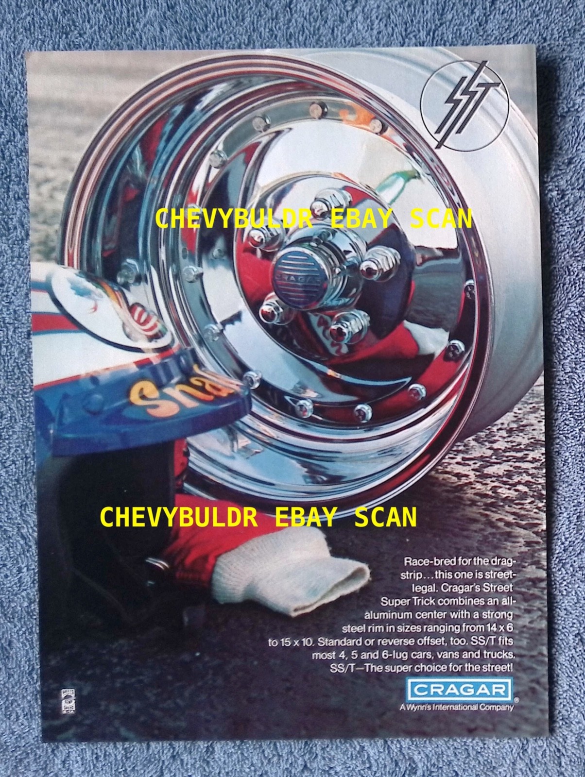 1978 Cragar SS/T Street Super Trick Wheels Vintage Ad \