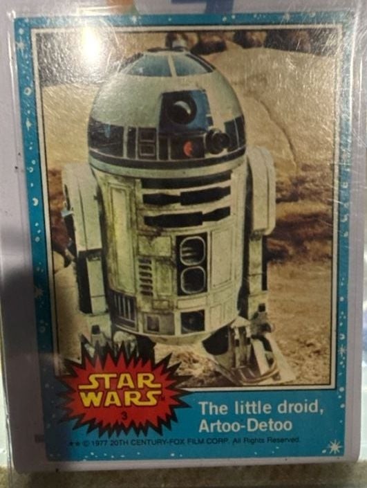 1977 Topps Star Wars The Little Droid, R2-D2 #3 card #1