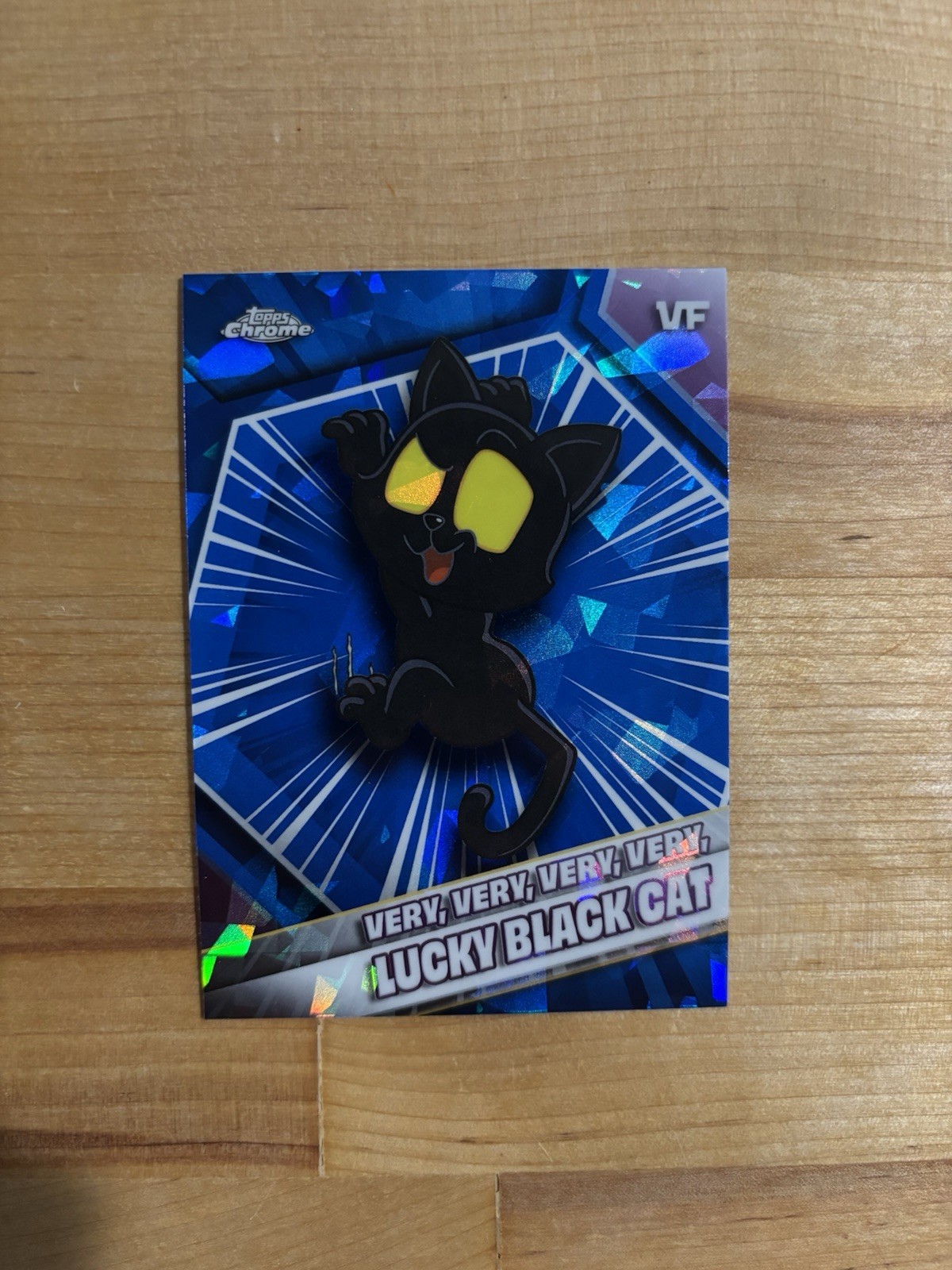 VERY, VERY LUCKY BLACK CAT 2026 TOPPS CHROME SAPPHIRE VEEFRIENDS #55 QTY