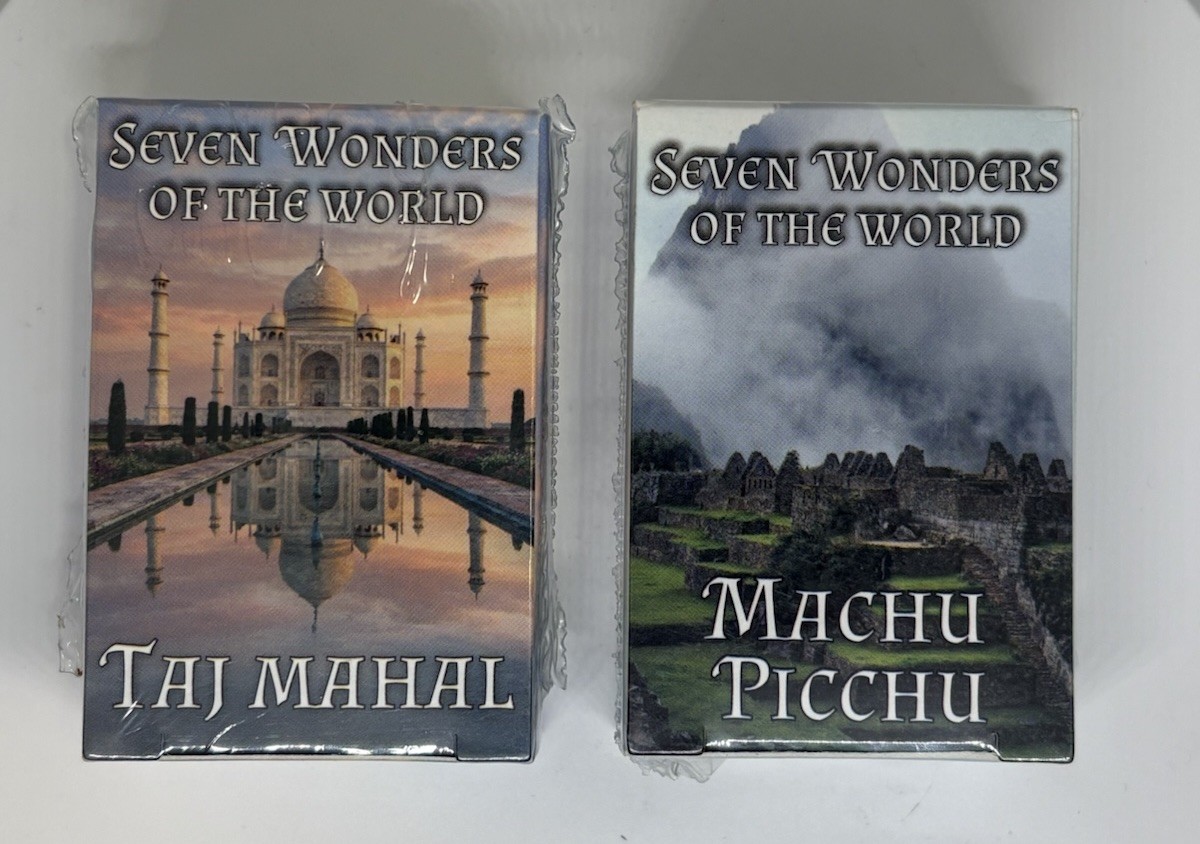 Pan Metals Seven Wonders Taj Mahal & Machu Picchu Sealed Lot Copper or Silver
