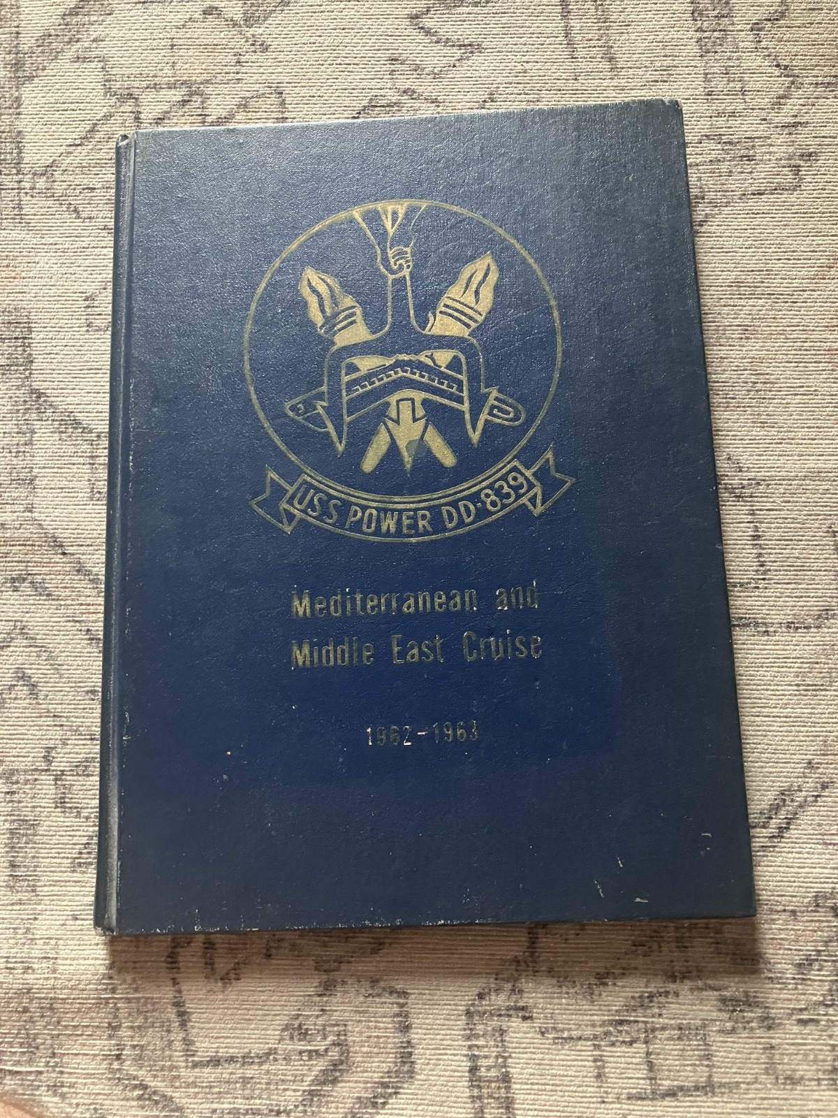 Rare USS POWER PICTORIAL RECORD 1962-1963 - US NAVY DESTROYER YEARBOOK