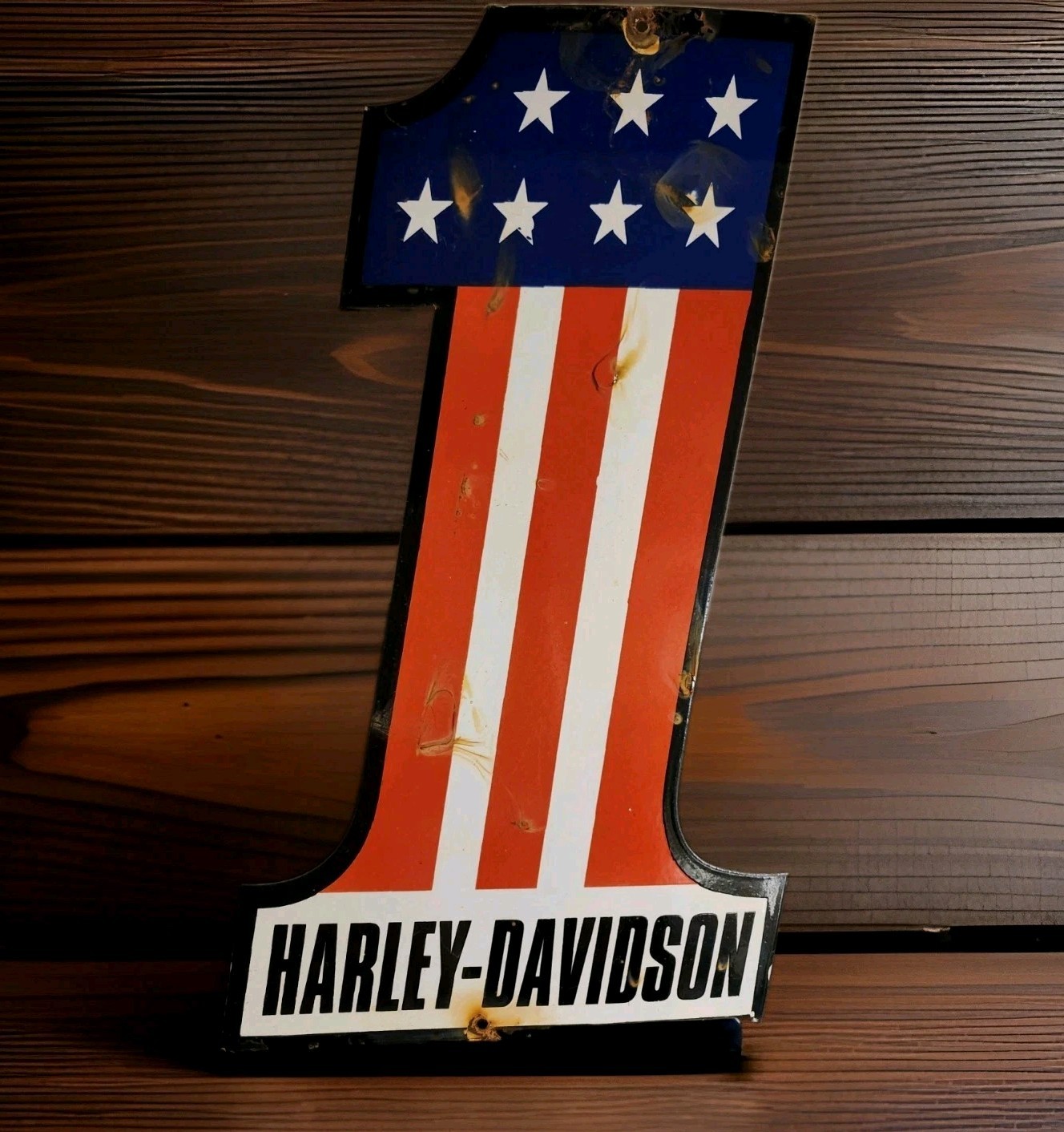 Vintage Harley Davidson Motorcycles Porcelain Sign 30\