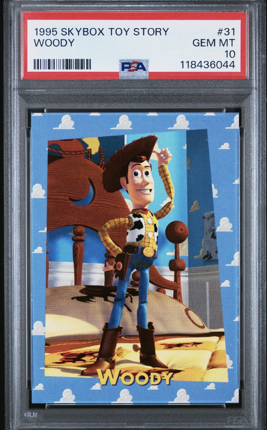 1995 Skybox Toy Story Woody #31 PSA 10 GEM MINT
