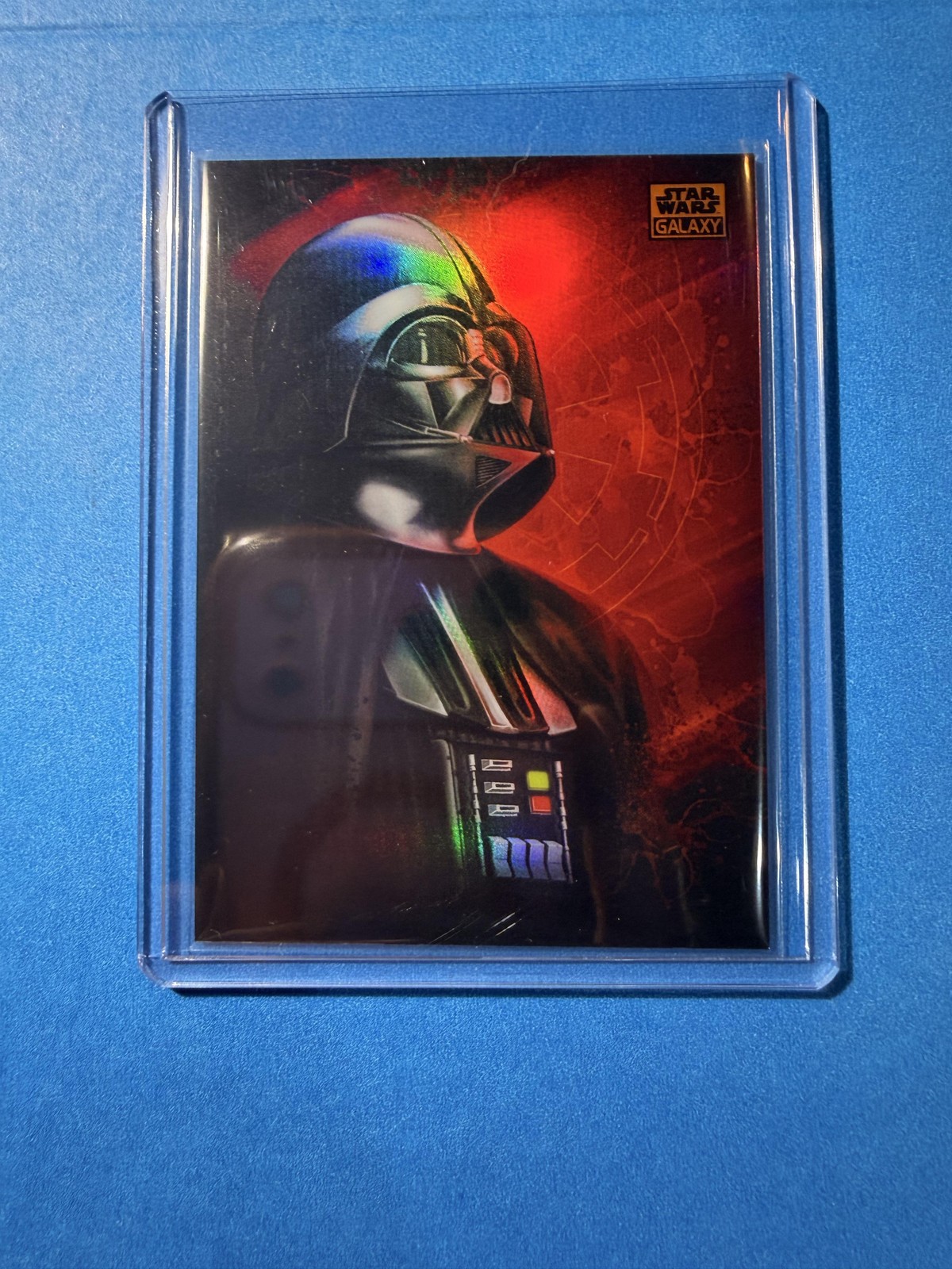 2026 Chrome Star Wars Galaxy #ARO-13 Darth Vader Art of Rogue One Orange #/25