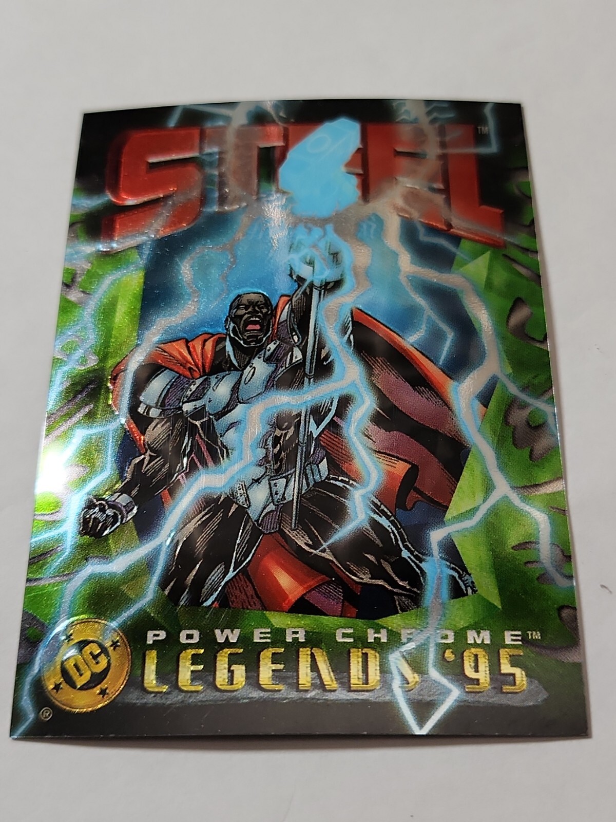 Steep Skybox Power Chrome DC Comics Legends #24 Card 1995 Justice Corps