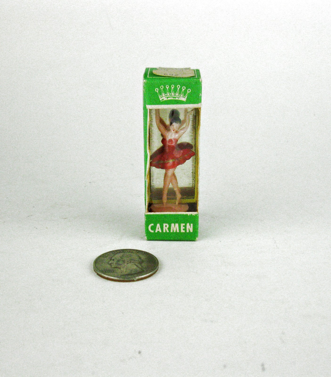 Vtg MAGNETO CARMEN Dancing BALLERINA Dancer SOUVENIR Toy WESTERN GERMANY Novelty