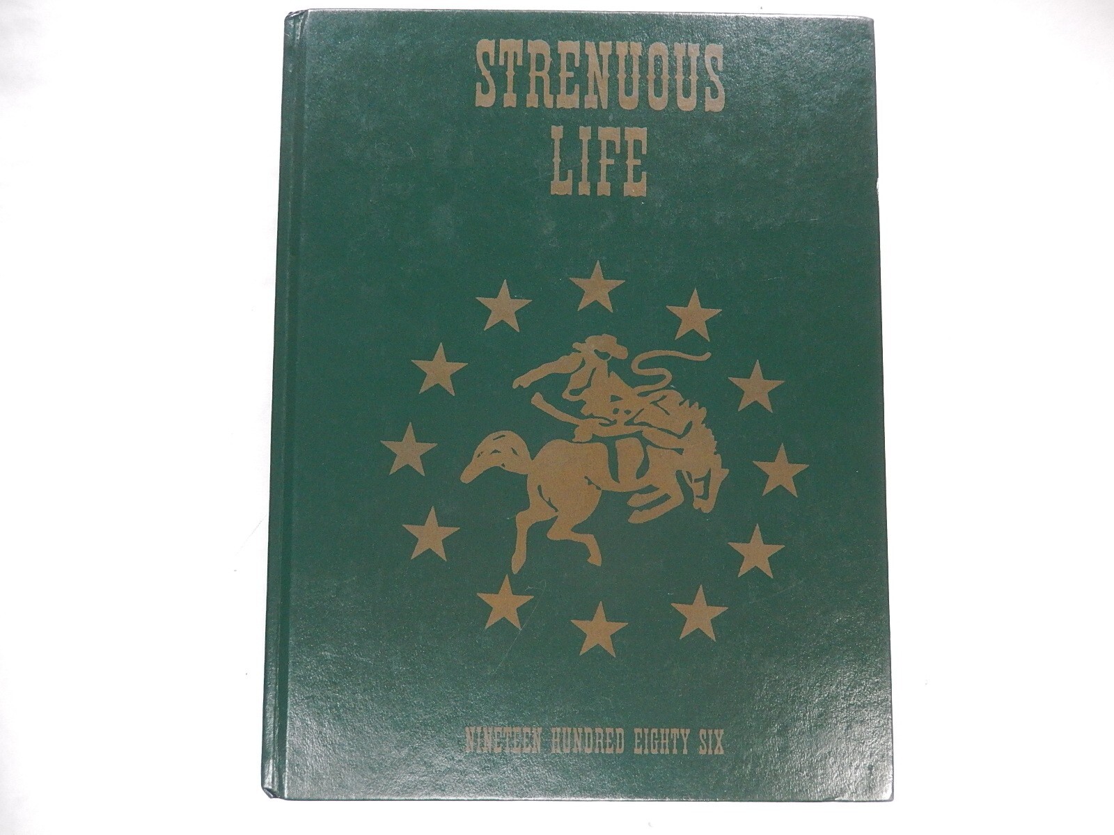 Yearbook, Roosevelt High School, Seattle Washington, 1986, Strenuous Life