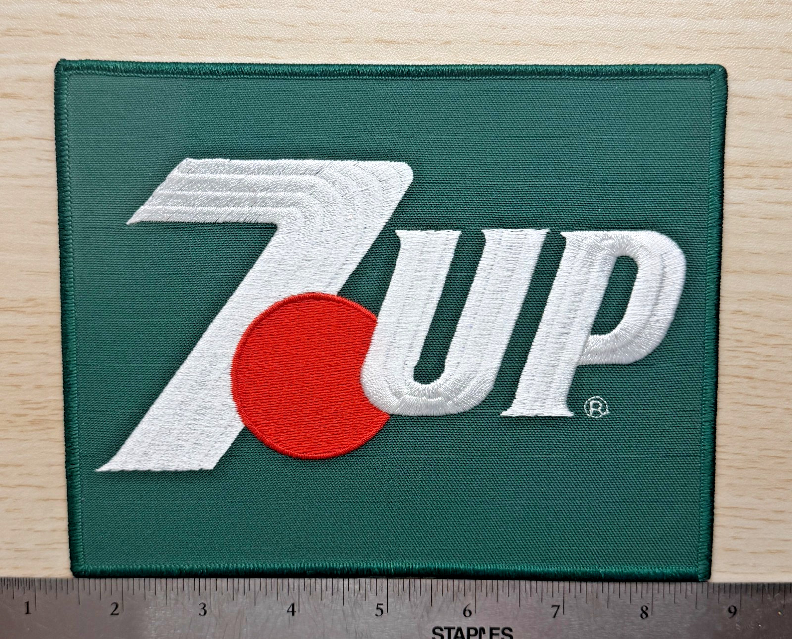 7 Up Crisp Jacket Embroidered Uniform Iron-on Patch ~7'' RARE