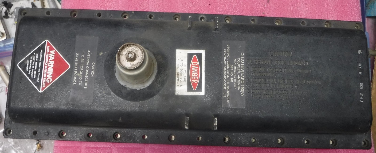 COLLINS CU-2314(V)1 ARC-190  PN  622-6897- 001   