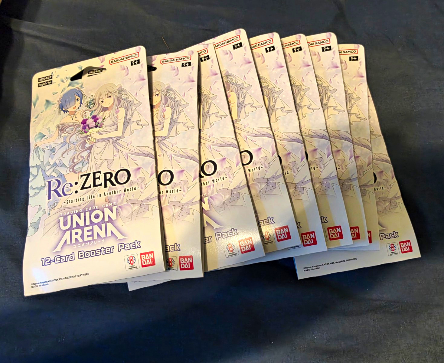 Bandai Union Arena Re:ZERO  12-Card Booster Pack English