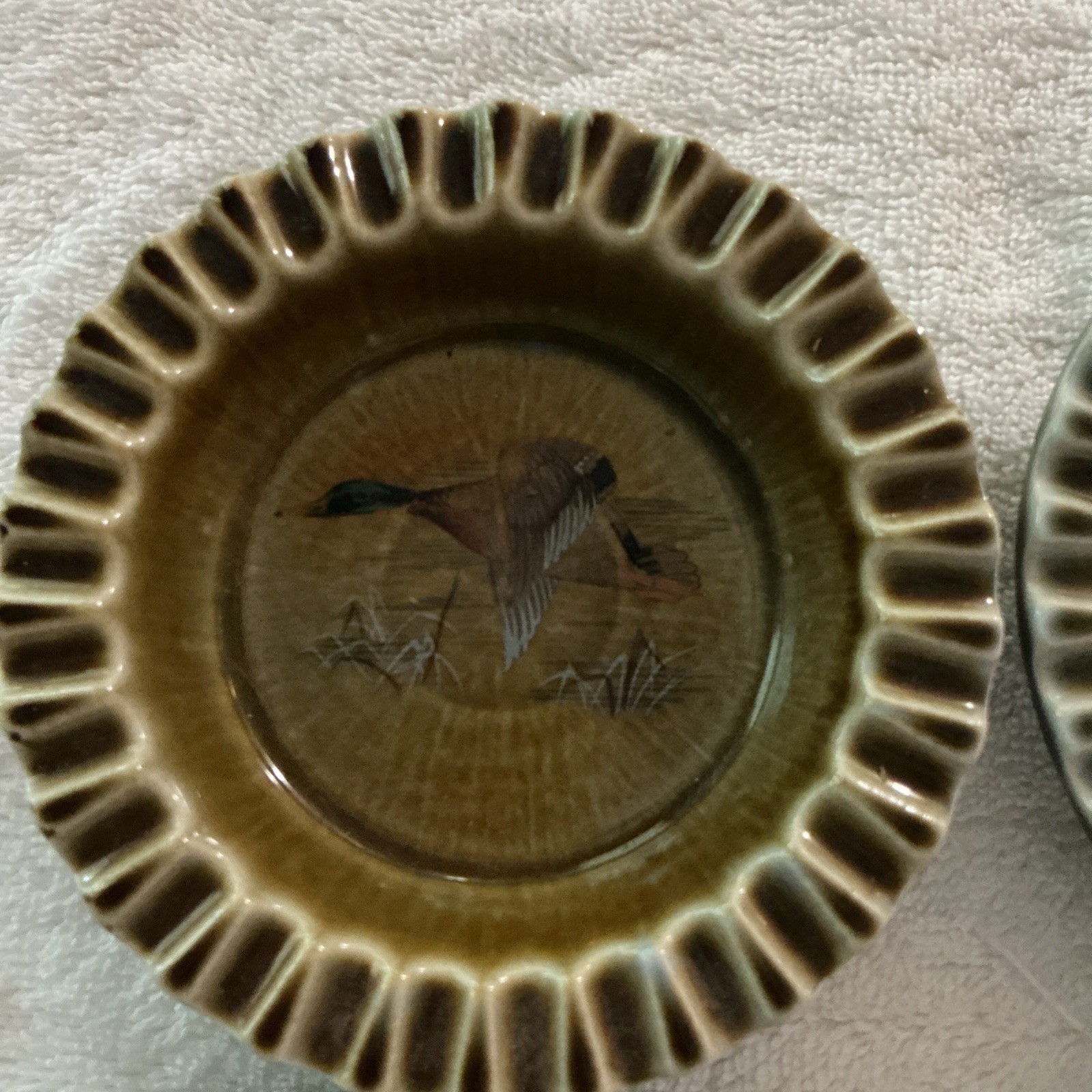 Wade Of Ireland Porcelain Coaster/ashtray Set Of 4   Wade Coarmagh