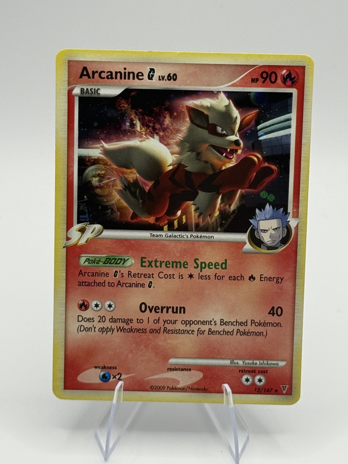 Pokemon TCG Arcanine G 15/147 Holo Platinum Series Supreme Victors 2009 NM/LP