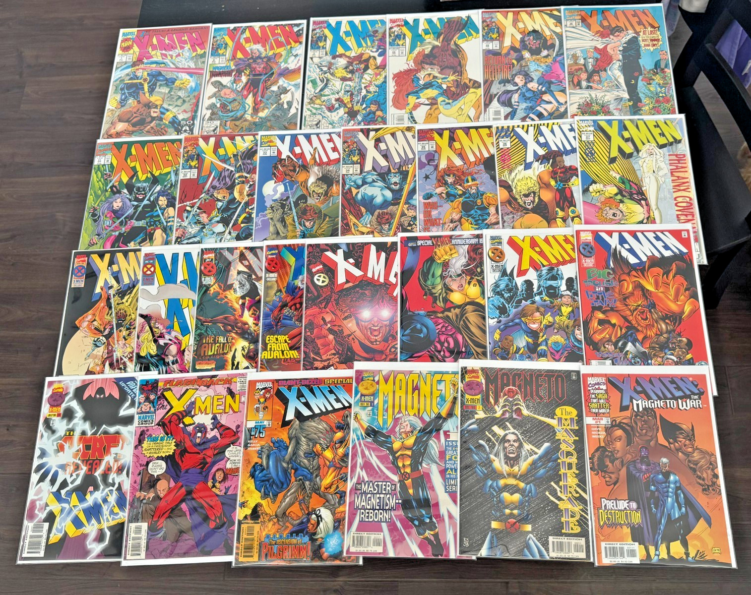 HUGE X-MEN V2 LOT * 27 issues * 1991 - JIM LEE * Marvel Comics