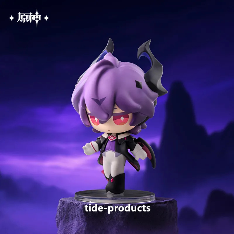 Official Genshin impact Gathering Series Chibi Figure Toy Columbina Durin Varka