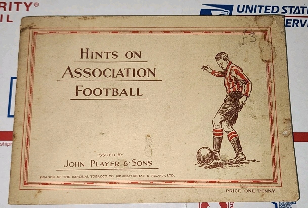 John Player & Sons 1930s Cigarette Card Album Ships FOOTBALL Full Set Of 50